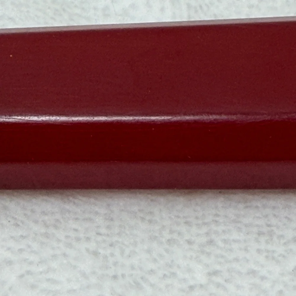 VTG Red Bakelite Handle Cake Pie Cutter Server Comb Edge MCM 9.5